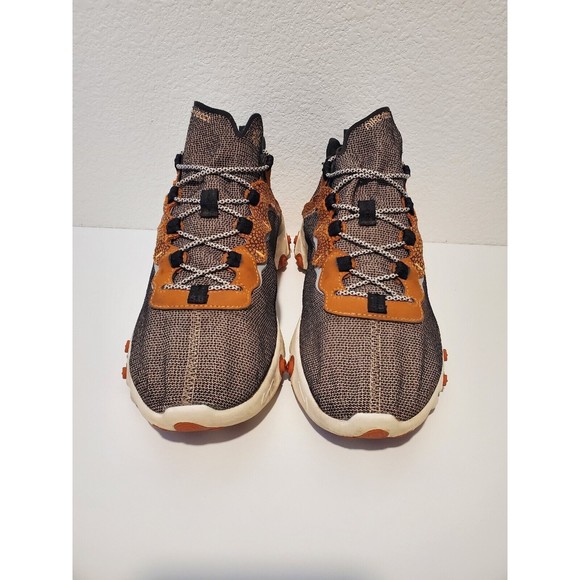 Nike React Element 55 Safari Pack Shoes Bio Beige Ostrich Print Mens Sz 8.5 - Picture 4 of 14